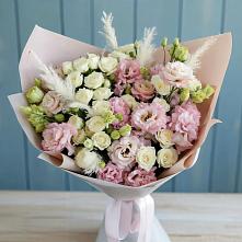 Букет цветов из:  Альстромерии и Розы в Сухобузимском